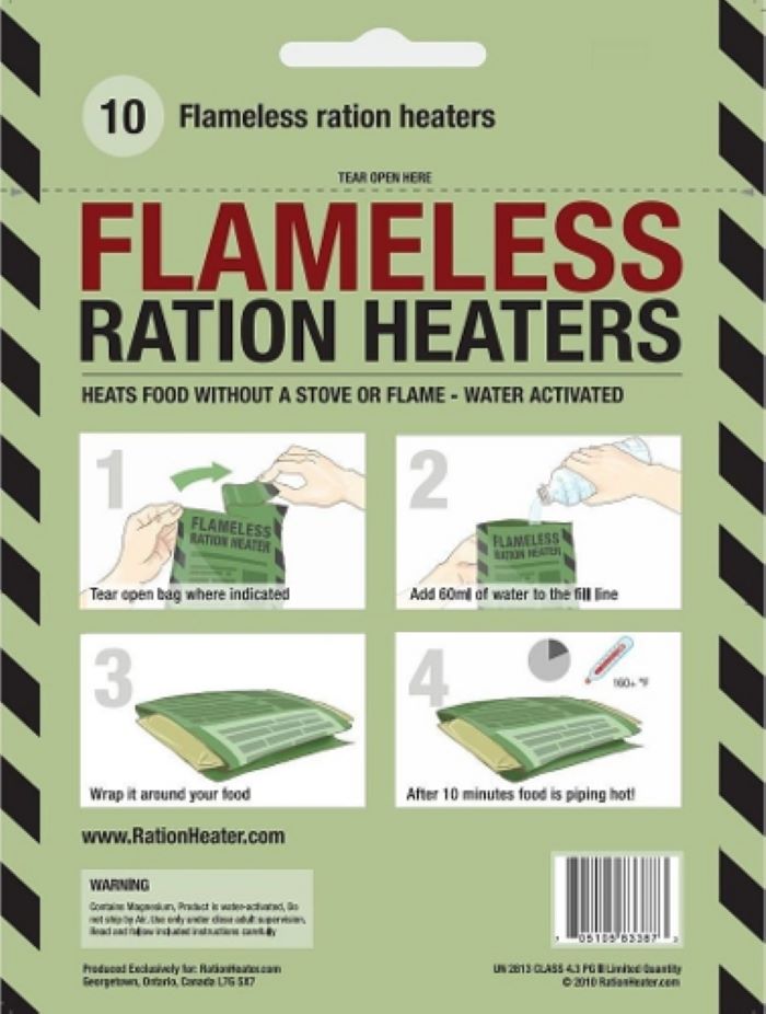 CHEMICAL HEATERS