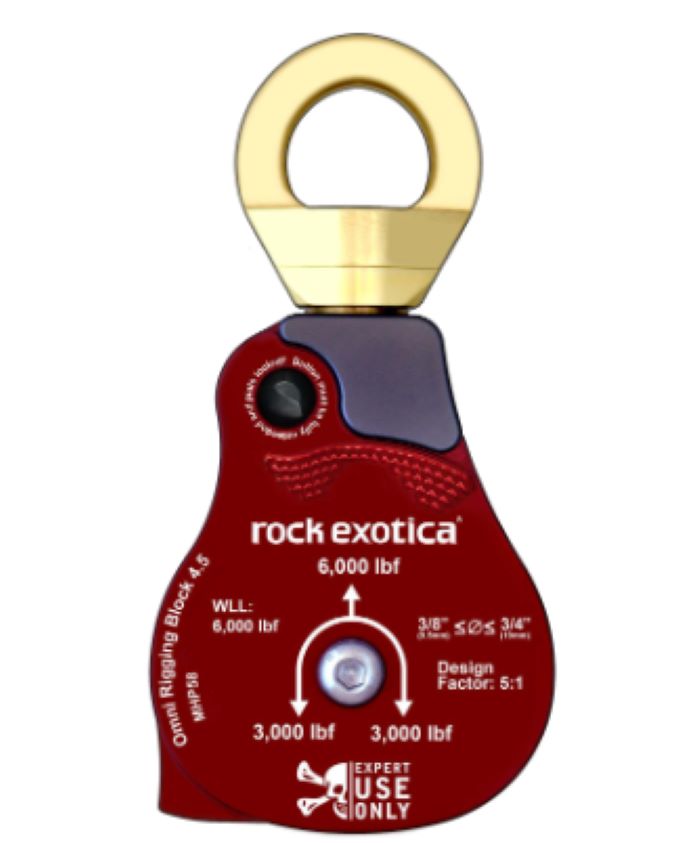 CLIMBING ROPE PULLEY