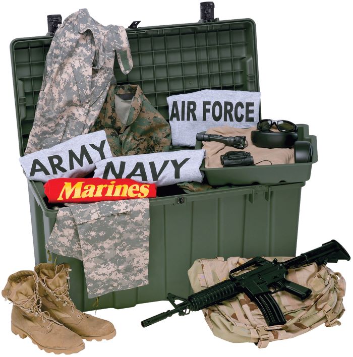 MILITARY TRUNK LOCKER