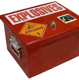 EXPLOSIVES STORAGE CONTAINER